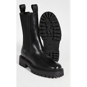 NWOB LAST Angie Chelsea Boots Portugal Black 36 Lugsole Size 6